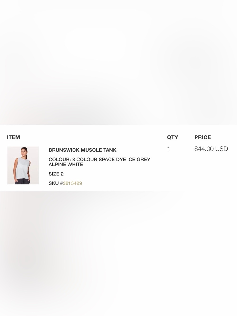 Lululemon Brunswick Muscle Tank Size 2 - Picture 5 of 15